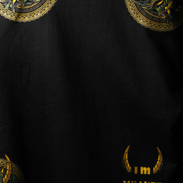 BUYBOT “Golden Oni” Oversized Graphic Tee – Black Edition