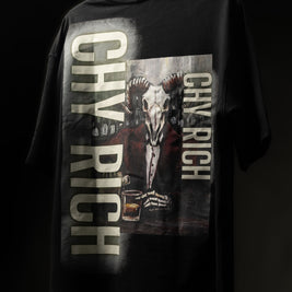 CHY RICH “Crimson Skull” Graphic Tee – Urban Streetwear Edition