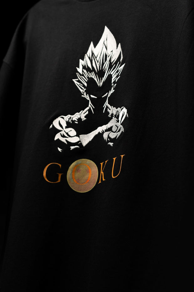BUYBOT “Saiyan Spirit” Oversized Tee – GOKU Edition