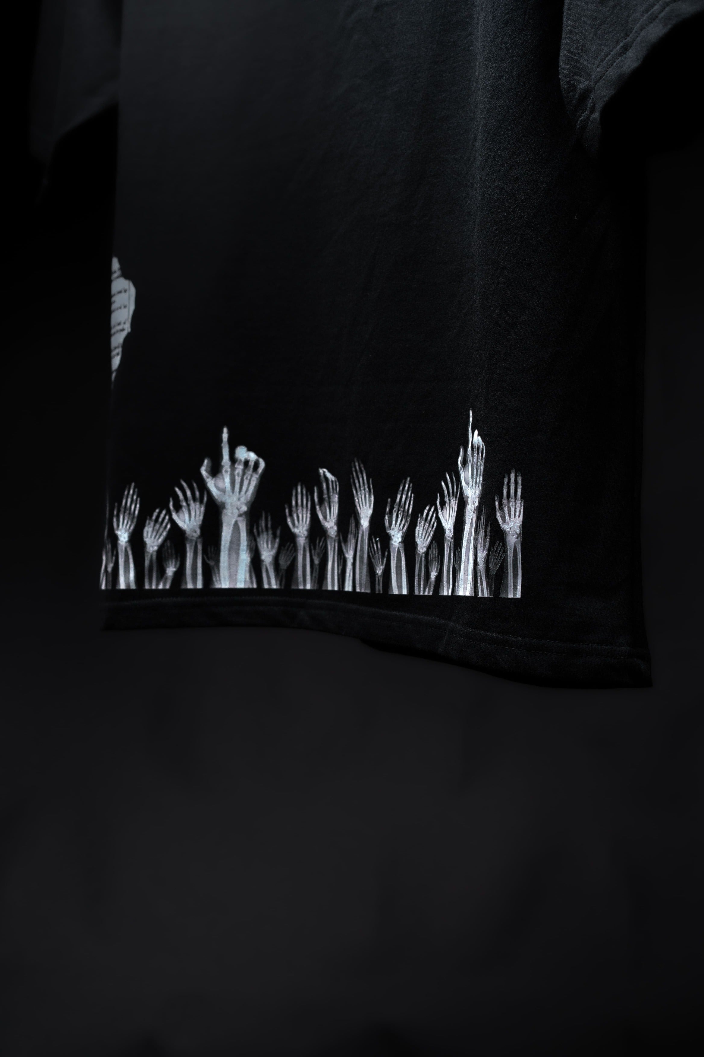Monochrome “Rise of Voices” Graphic Tee – Black & White Street Edition