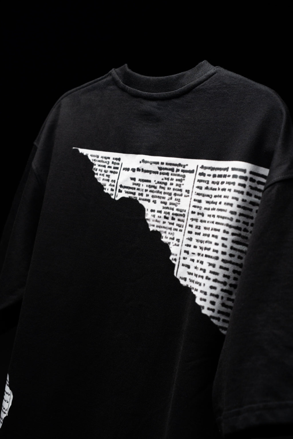 Monochrome “Rise of Voices” Graphic Tee – Black & White Street Edition