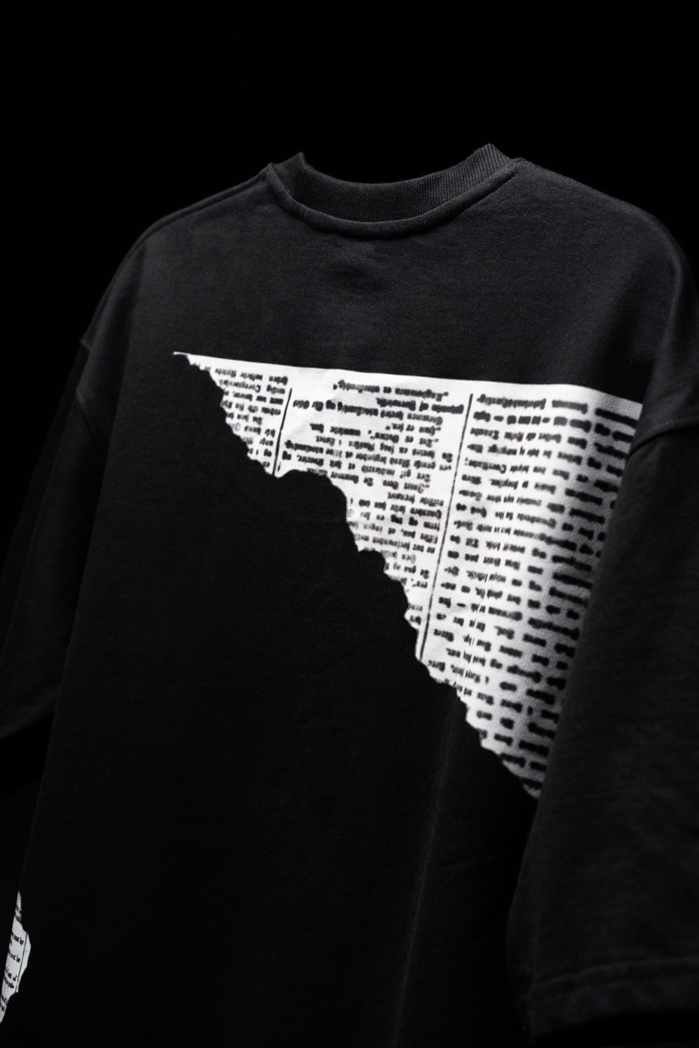 Monochrome “Rise of Voices” Graphic Tee – Black & White Street Edition