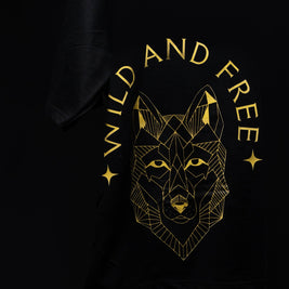 WILD AND FREE / GEOMETRIC WOLF Tee
