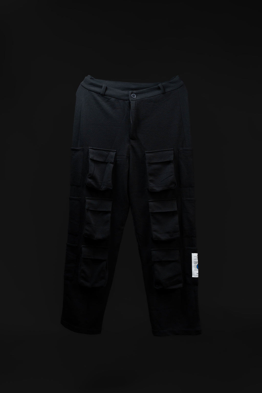 Men’s Black 6-Pocket Cargo Co-ord Set (Shirt & Cargo Pants)
