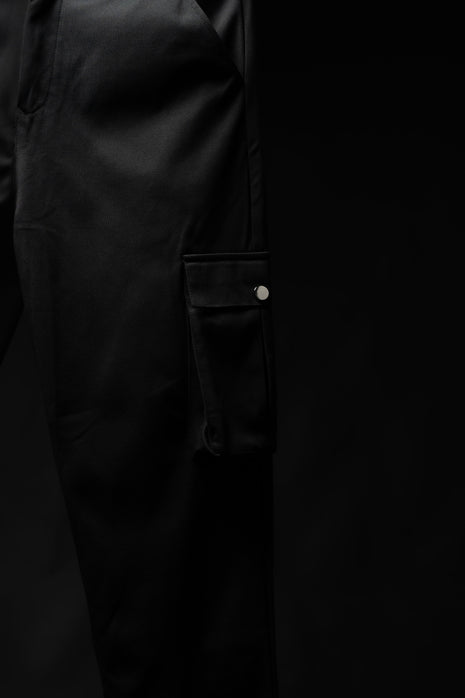 BUYBOT Men’s Black  6 (six) Pocket Cargo