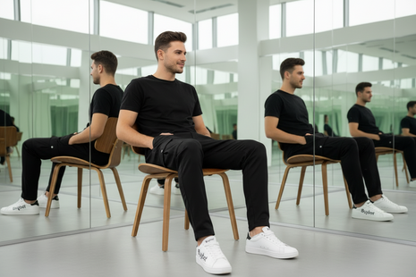 BUYBOT Men’s Black  6 (six) Pocket Cargo