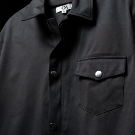 Men’s Black 4-Pocket Cargo Co-ord Set (Shacket & Cargo Pants)