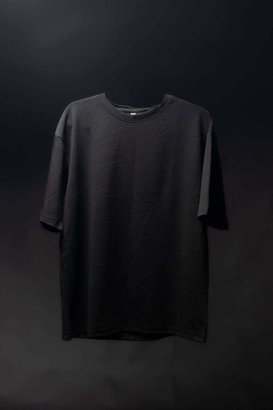 Men’s Black 4-Pocket Cargo Co-ord Set (T-Shirt & Cargo Pants)