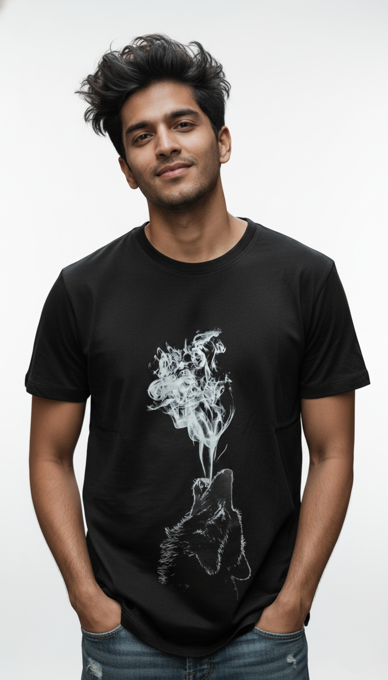 BUYBOT “Smoke Spirit” Oversized Tee – Minimal Street Edition