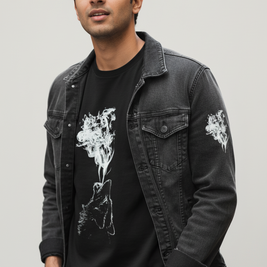 BUYBOT “Smoke Spirit” Oversized Tee – Minimal Street Edition