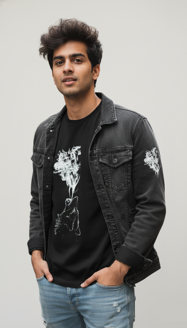 BUYBOT “Smoke Spirit” Oversized Tee – Minimal Street Edition