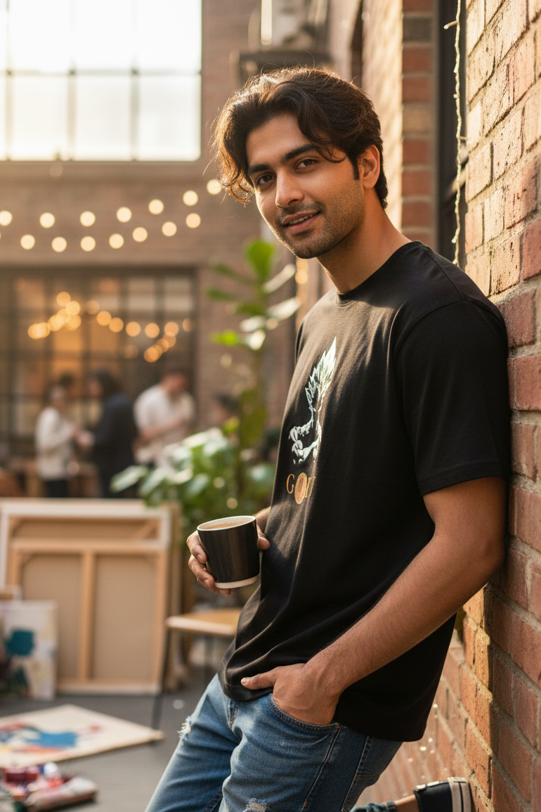 BUYBOT “Saiyan Spirit” Oversized Tee – GOKU Edition