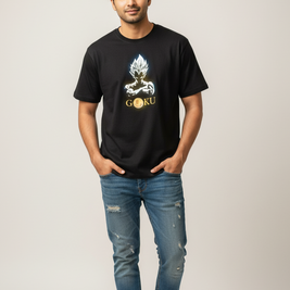 BUYBOT “Saiyan Spirit” Oversized Tee – GOKU Edition
