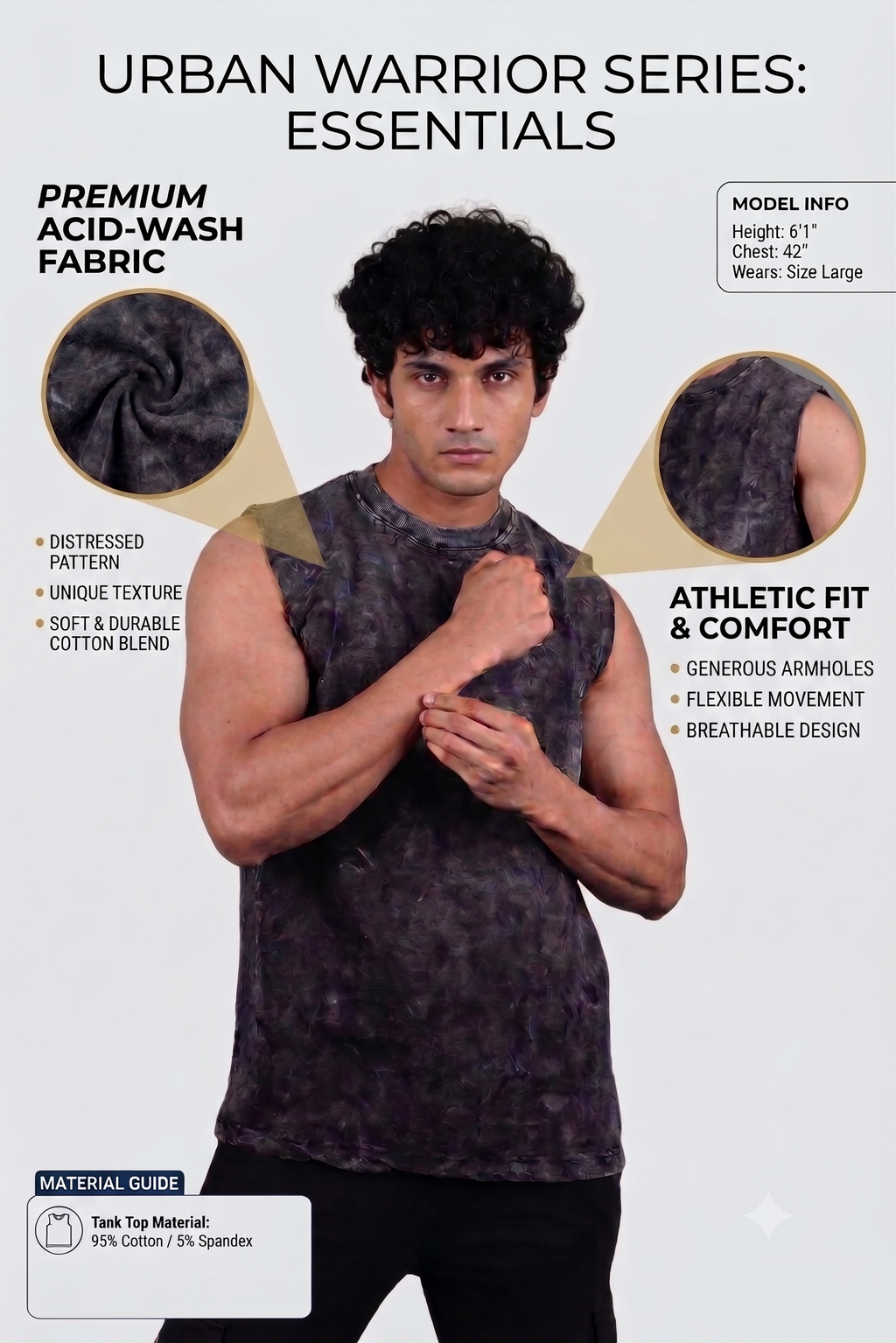 BUYBOT “OBSIDIAN WASH” Tank Tee – Sleeveless Edition