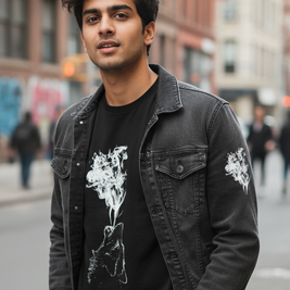 BUYBOT “Smoke Spirit” Oversized Tee – Minimal Street Edition