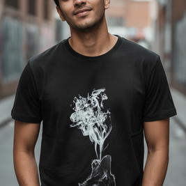 BUYBOT “Smoke Spirit” Oversized Tee – Minimal Street Edition