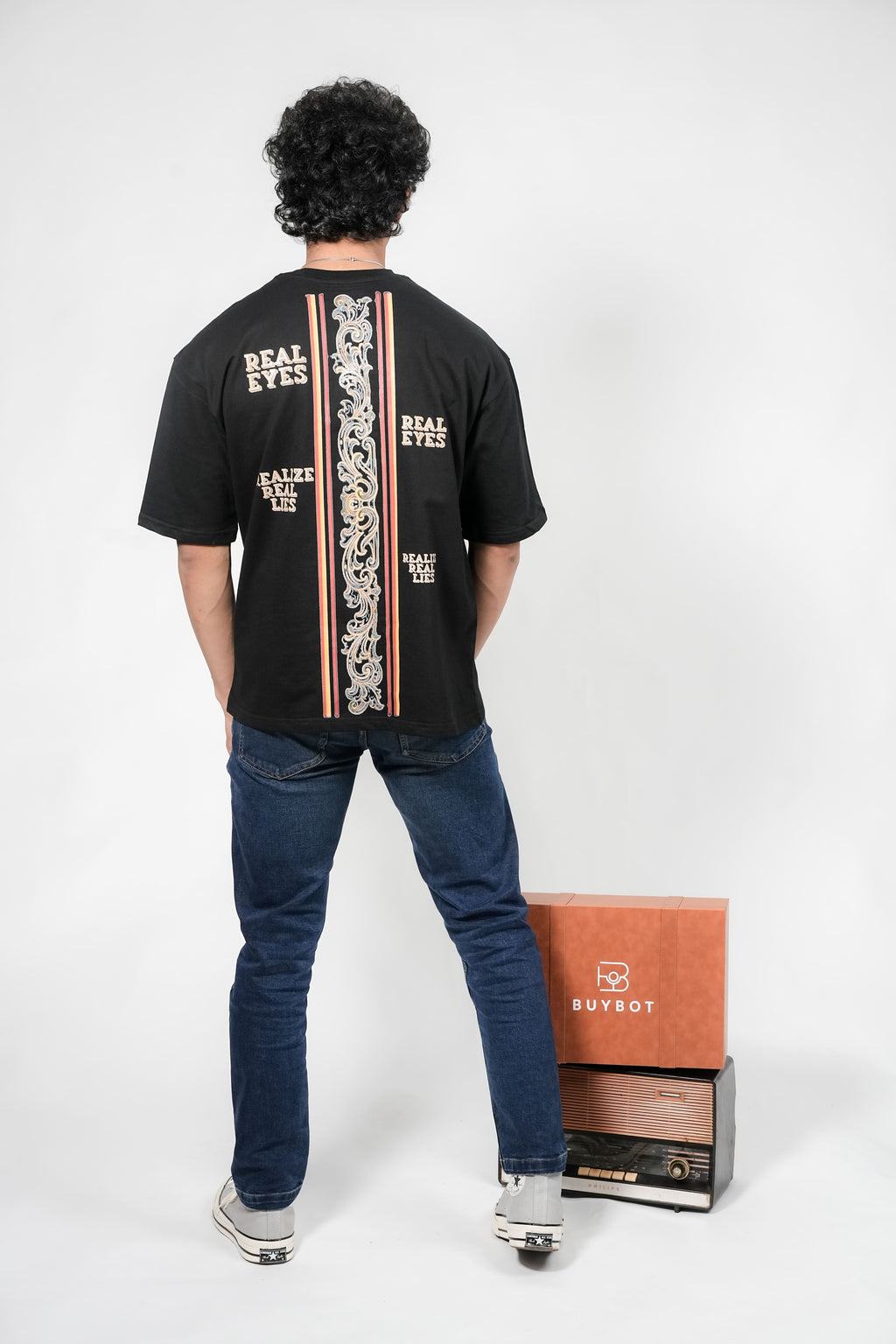 Buybot EMO Real Eyes T-Shirt – Premium French Terry Cotton