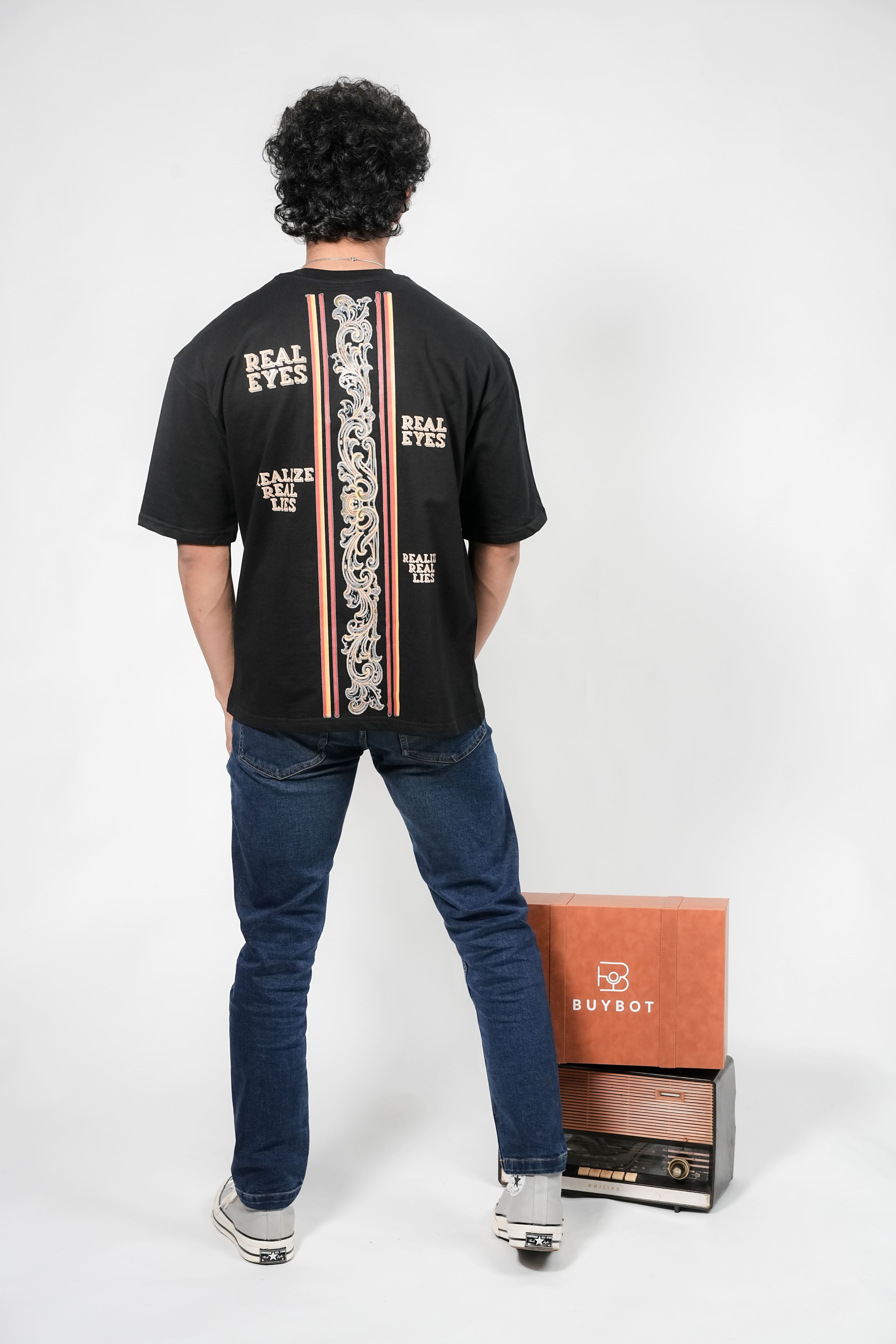 Buybot EMO Real Eyes T-Shirt – Premium French Terry Cotton
