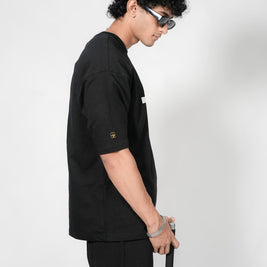 BUYBOT “Forward Motion” Graphic Oversized Tee – Black Edition