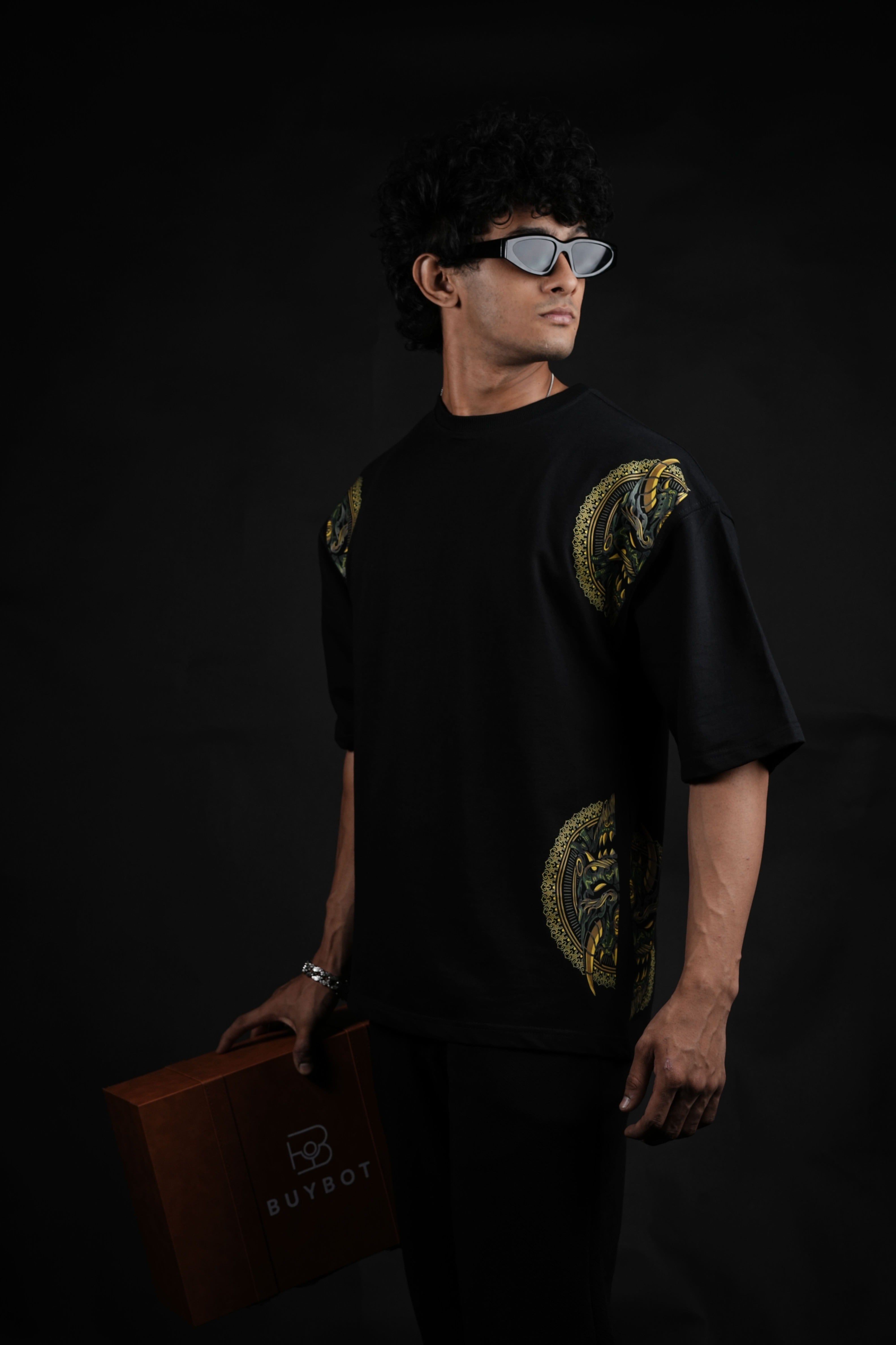 Japanese Demon Streetwear Gold and Black"