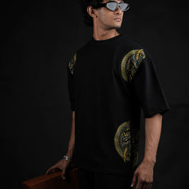 Japanese Demon Streetwear Gold and Black