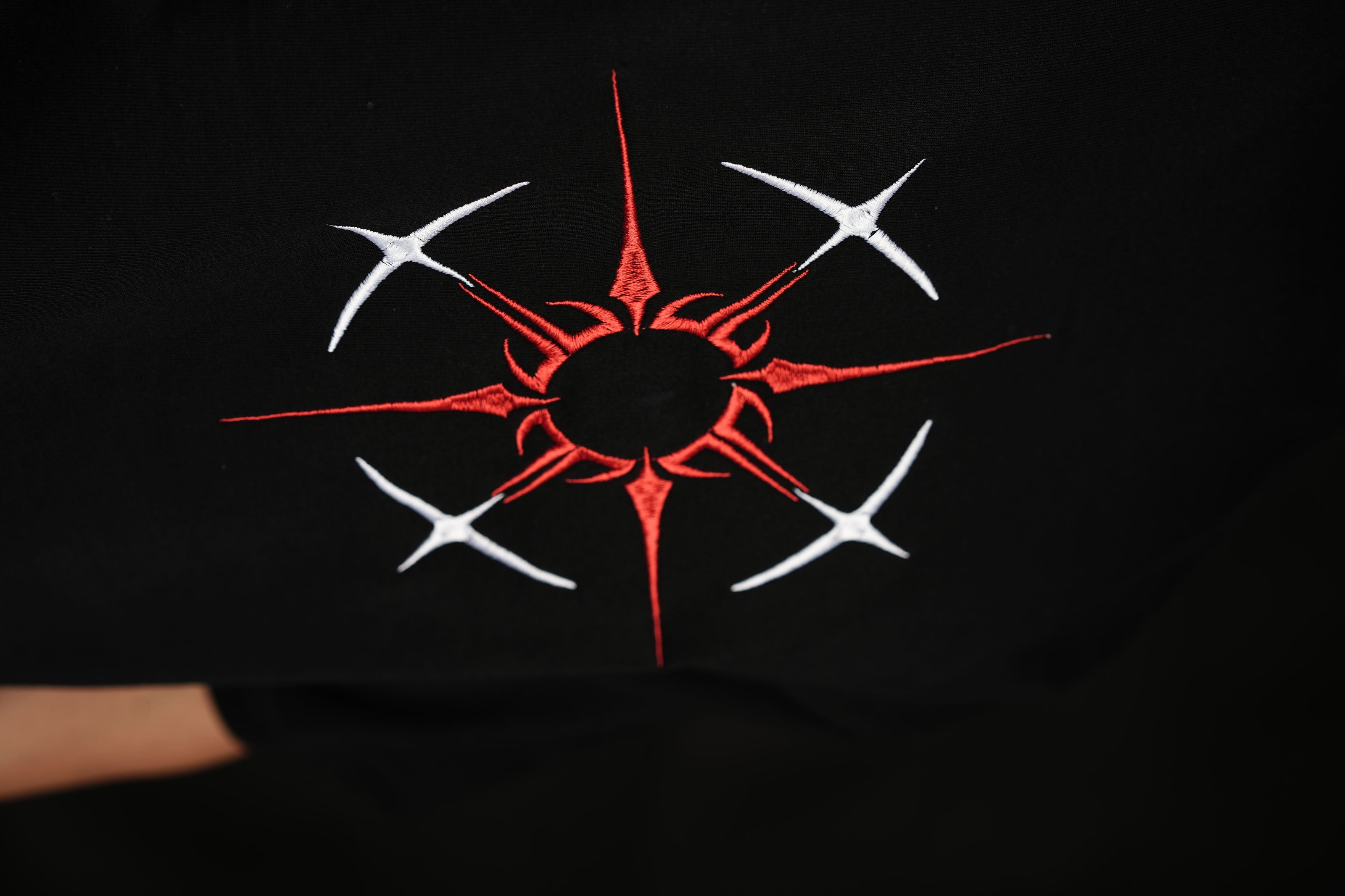 BUYBOT “ECLIPSE CORE” Oversized Tee – Red/White Edition