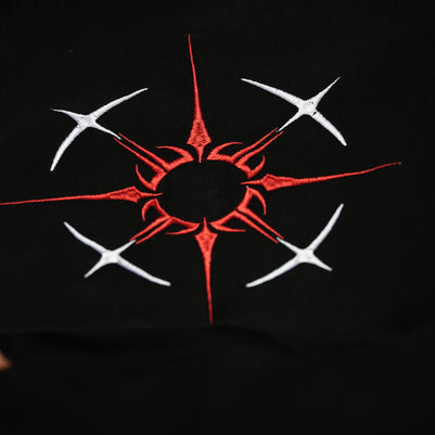 BUYBOT “ECLIPSE CORE” Oversized Tee – Red/White Edition