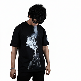 BUYBOT “Smoke Spirit” Oversized Tee – Minimal Street Edition
