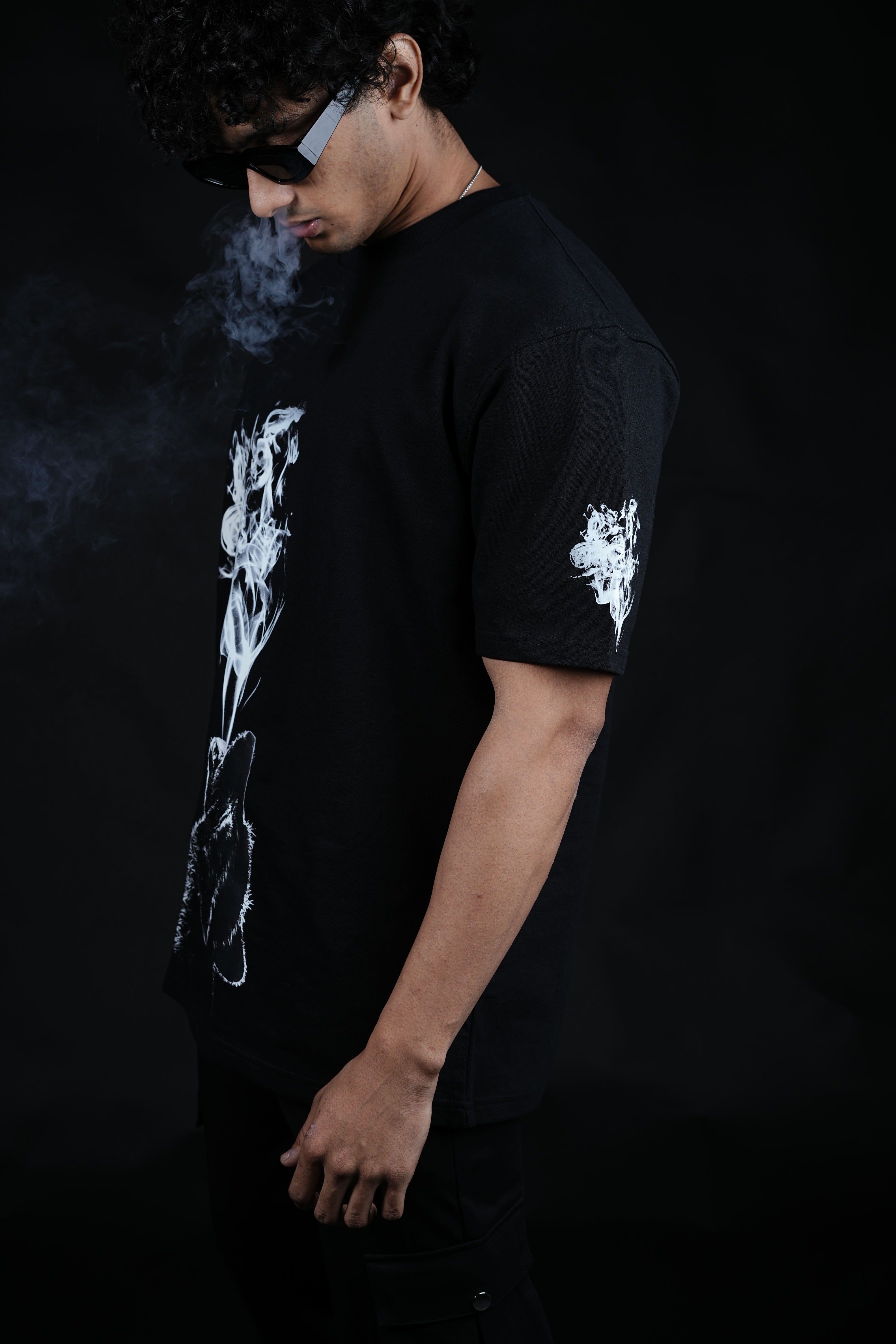 BUYBOT “Smoke Spirit” Oversized Tee – Minimal Street Edition