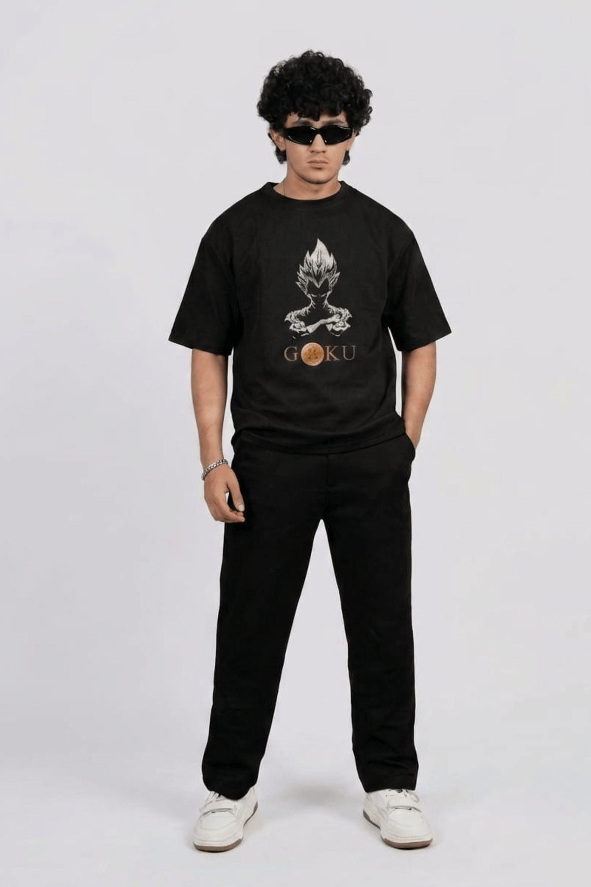 BUYBOT GOKU Oversized Tee – Embroidery