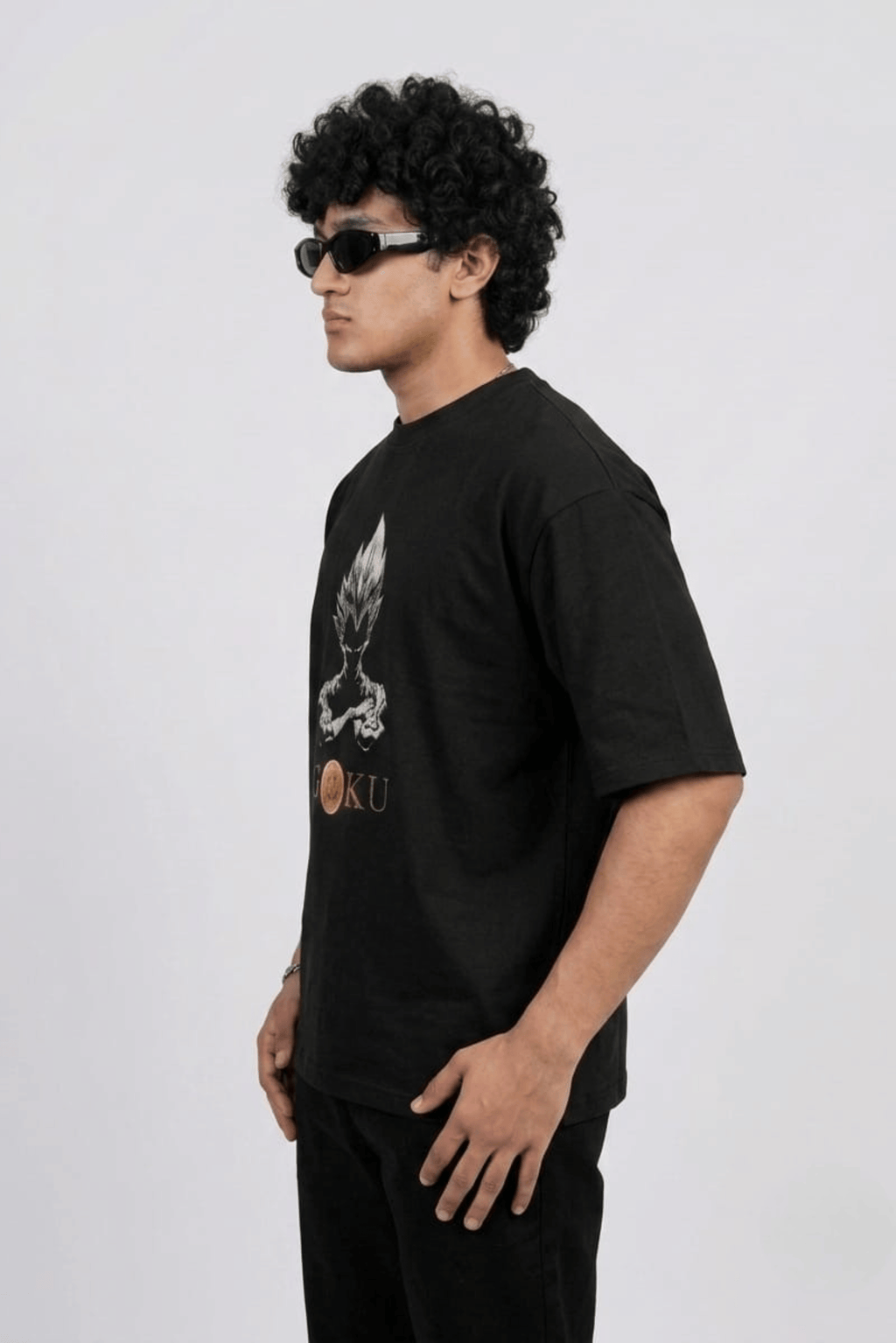 BUYBOT GOKU Oversized Tee – Embroidery