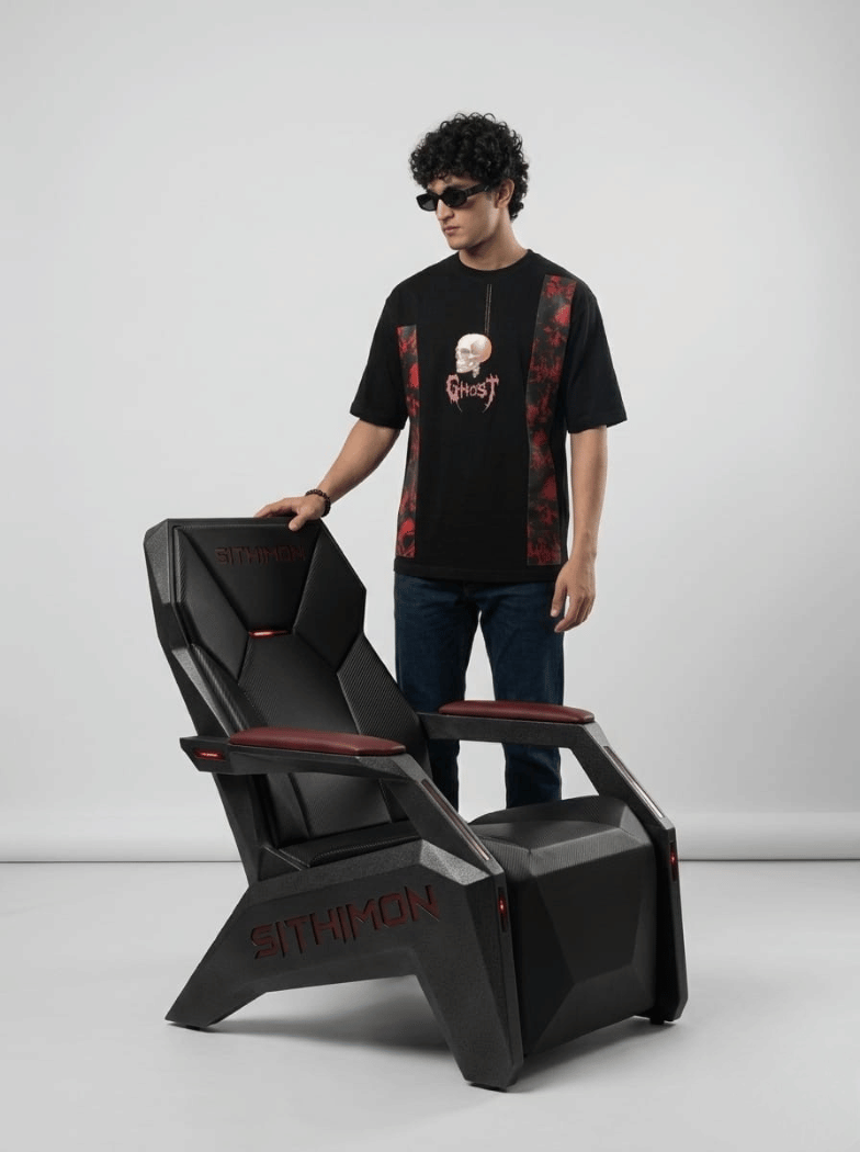 Crimson Skull "GHOST"  Tee